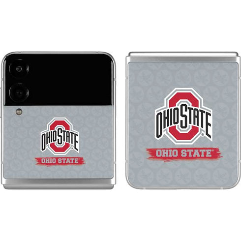 Ohio State University Distressed Logo Galaxy Z Flip4 5G Skin